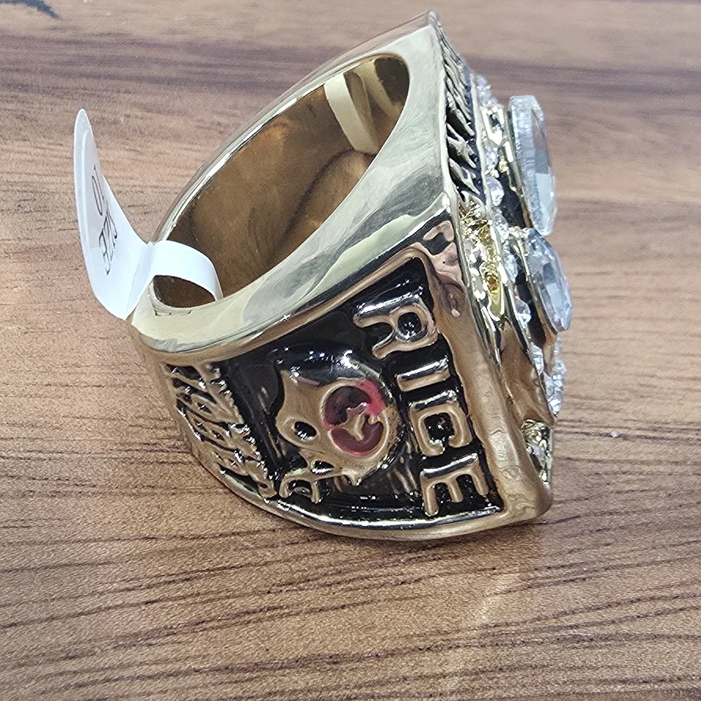 San Francisco 49ers Championship Ring Size 10‎ Gold 2011 Rice